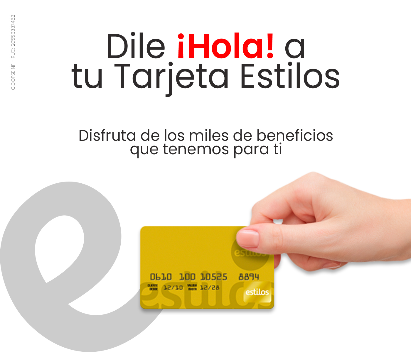 Beneficios Tarjeta Estilos